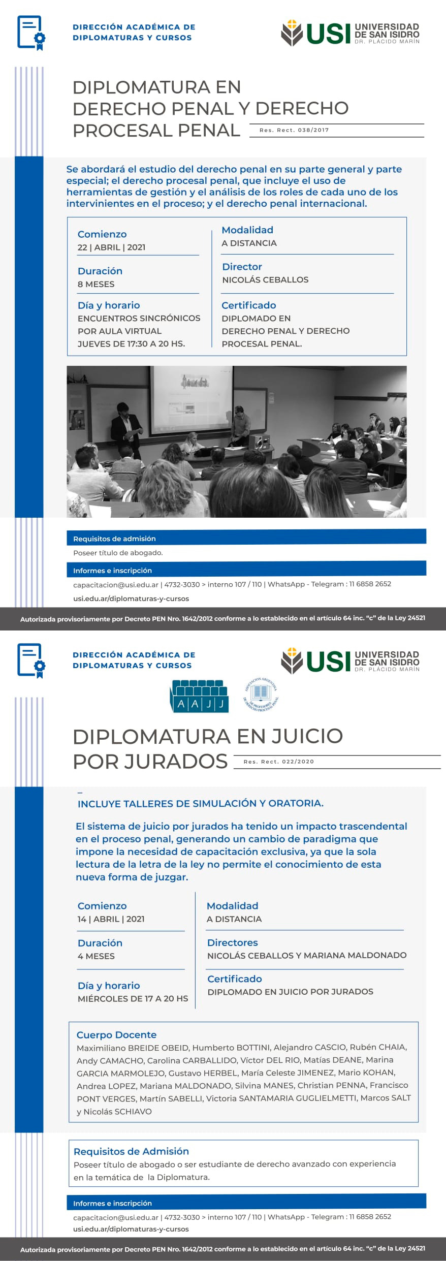 UNIVERSIDAD DE SAN ISIDRO (USI)