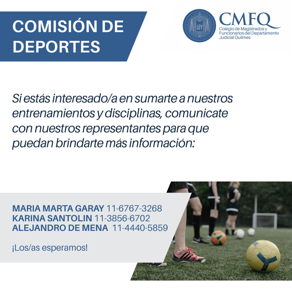 Comisión de Deportes CMFQ 2022