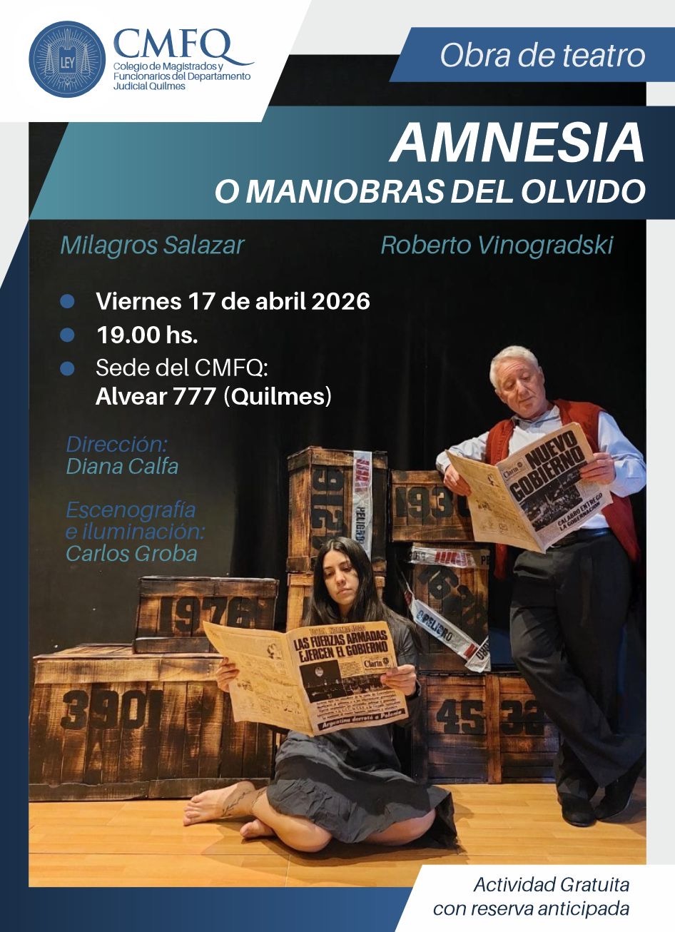 "AMNESIA o maniobras del olvido"
