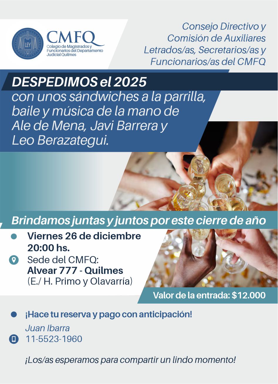Despedimos el 2025 en el CMFQ