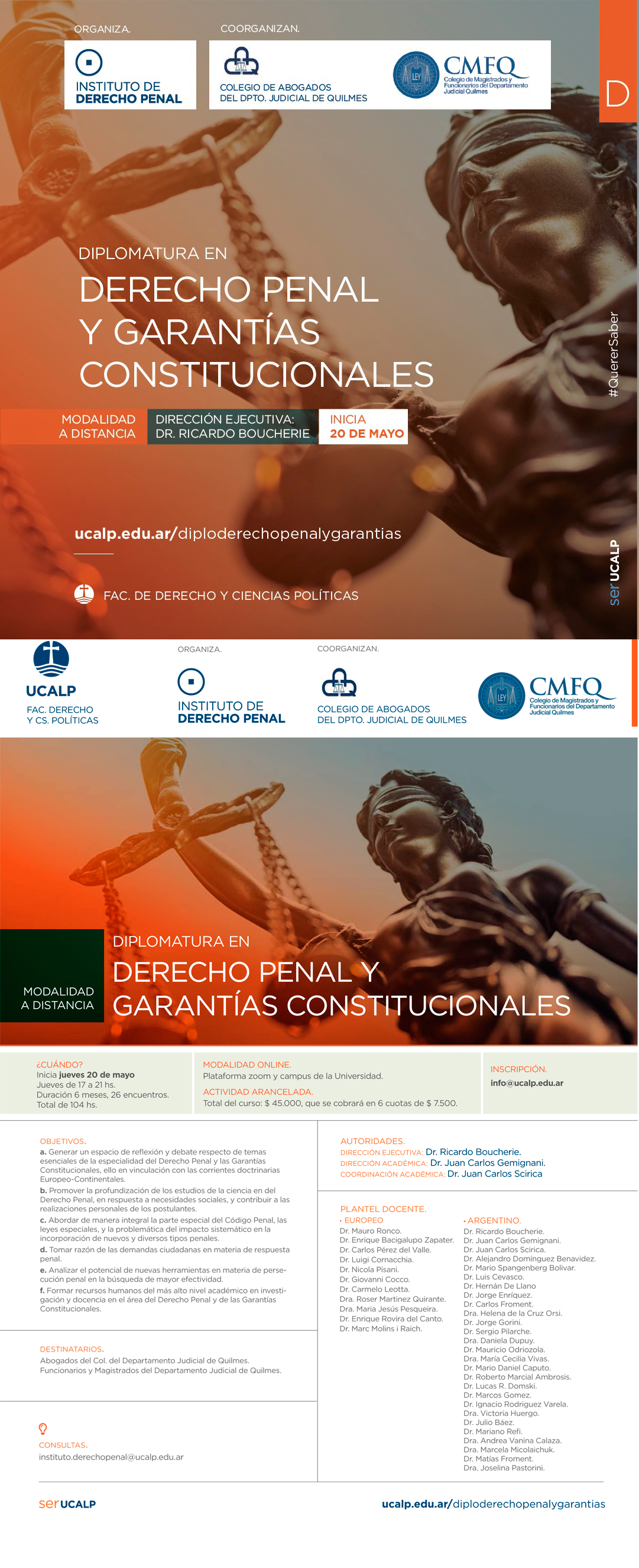 UUCALP - DIPLOMATURA EN DERECHO PENAL Y GARANTÍAS CONSTITUCIONALES