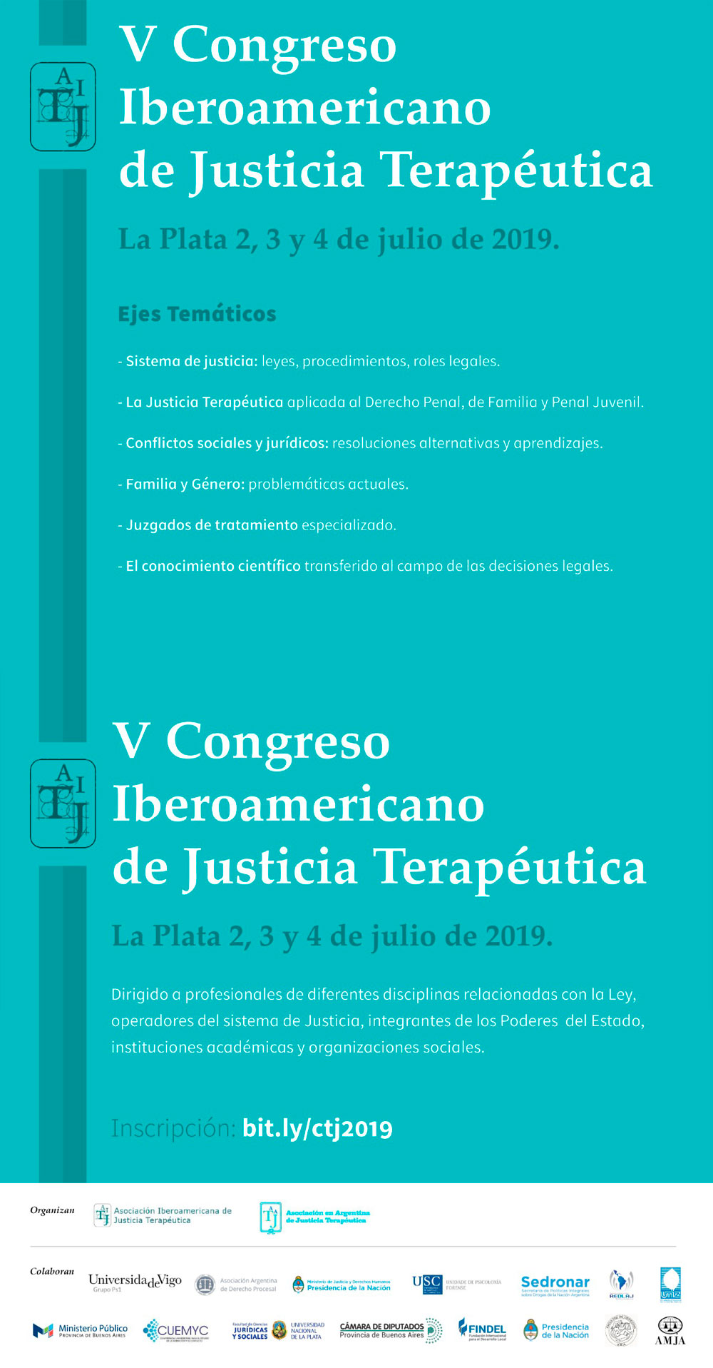 V Congreso Iberoamericano de Justicia Terapéutica