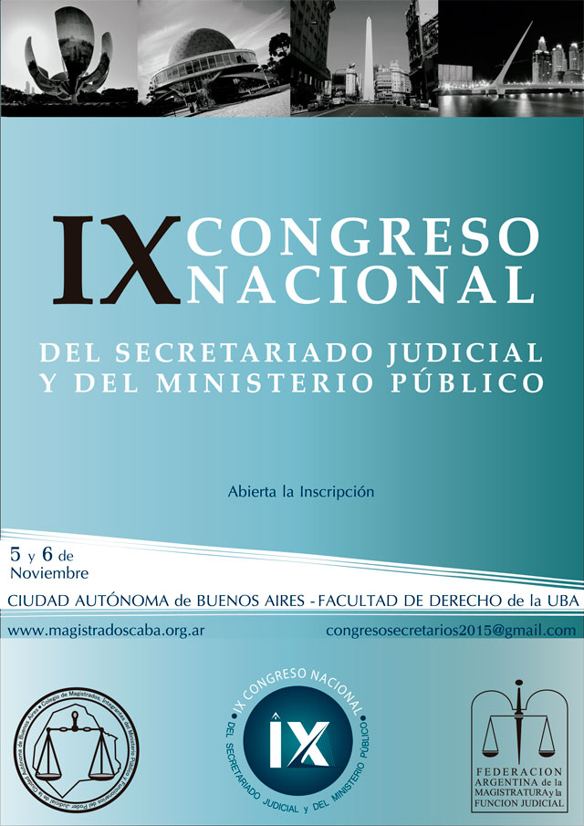 IX Congreso Nacional del Secretariado Judicial y del Ministerio Público